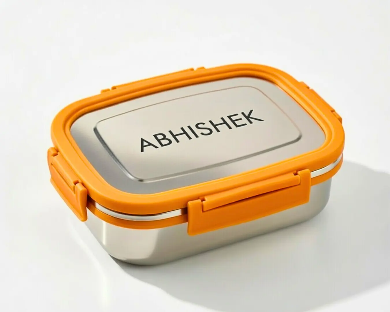 Stainless Steel LunchBox with Mini Box- Personalised - Image 3