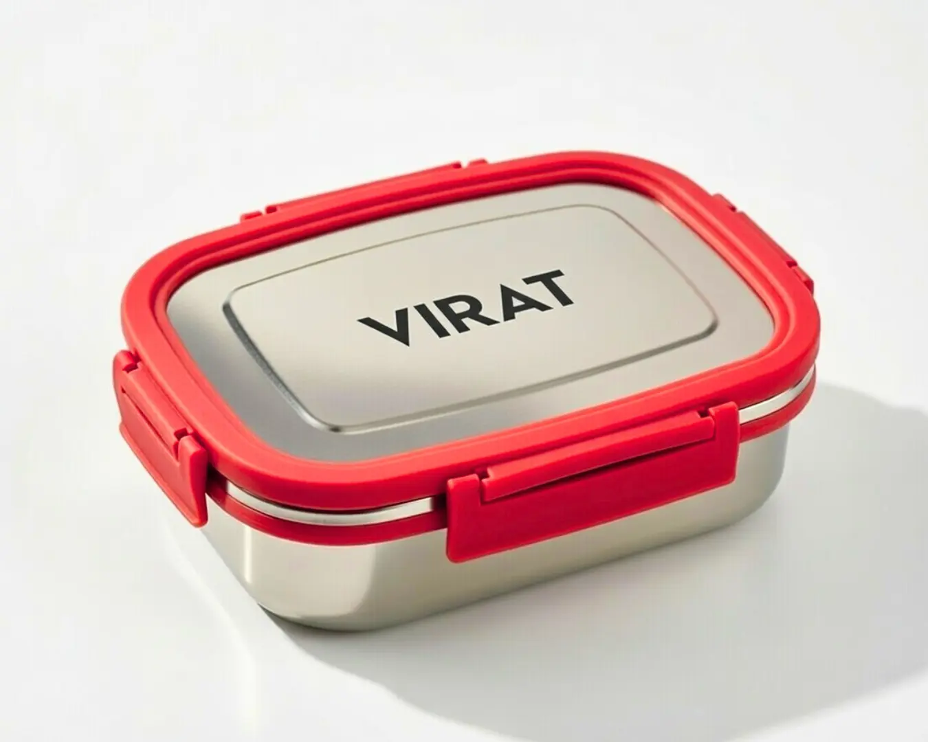 Stainless Steel LunchBox with Mini Box- Personalised - Image 2