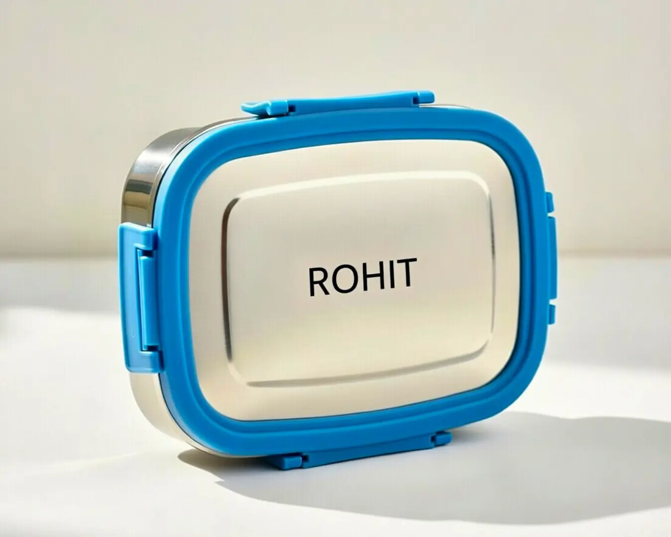 Stainless Steel LunchBox with Mini Box- Personalised - Image 6