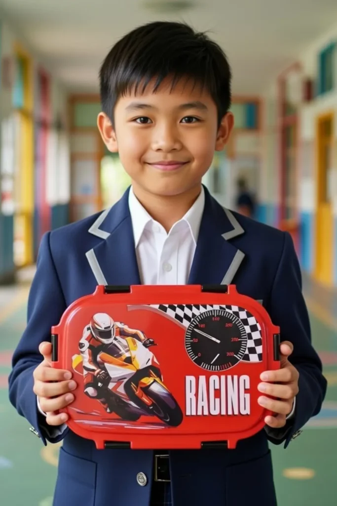 racing lunchbox image