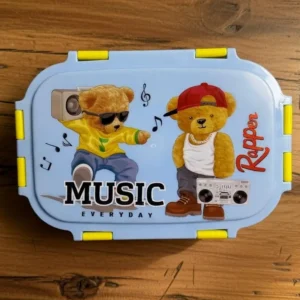 Stainless Steel LunchBox with Mini Box- Music Everyday Theme